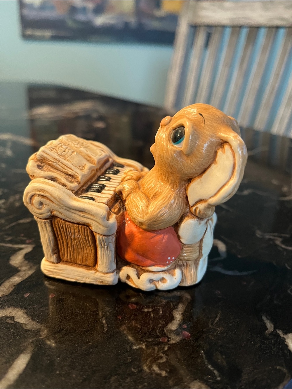 Woodlander Clara the Pianist Figurine 1970s Mereside, England